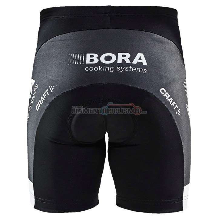 Abbigliamento Ciclismo Bora Manica Corta 2018 Nero